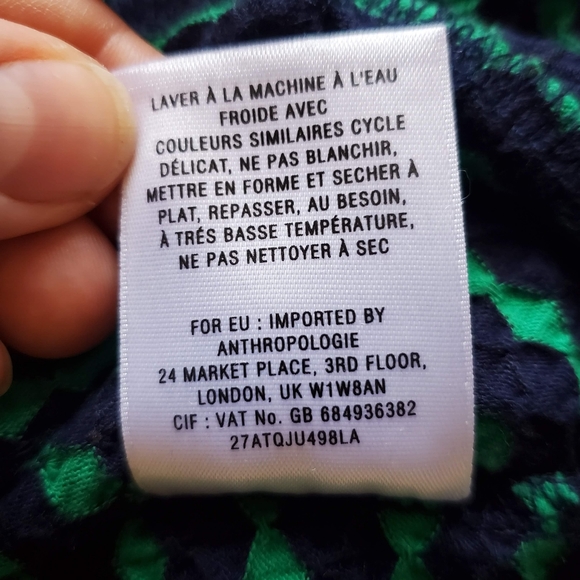 Anthro 9-h15 StCl Peplum short sleeve top size xs - Picture 8 of 8